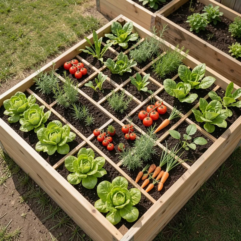 Créer un potager en carrés : guide débutant pas à pas