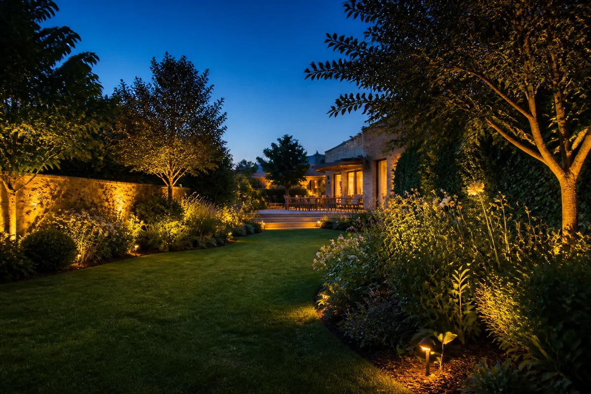 Éclairage extérieur jardin : le guide pour éclairer juste