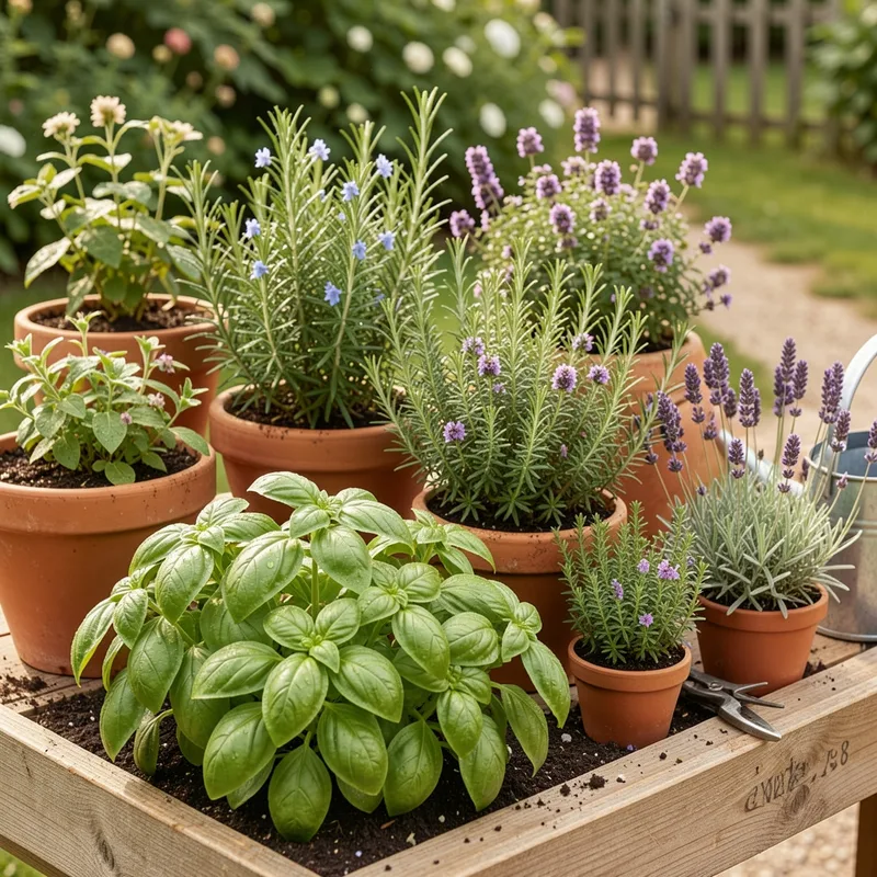 Plantes aromatiques au jardin : 12 variétés, culture et entretien en 2026